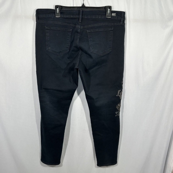 NEW Kut from‎ the Kloth [ 16 ] Connie Embroidered Ankle Skinny Jeans Blue - Picture 12 of 16